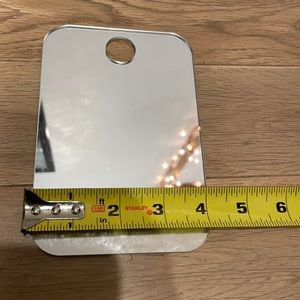 Fog free shower mirror